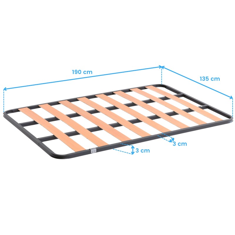 Somier de Tubo 30x30 mm (Sin Patas) Somier de Tubo 30x30 mm (Sin Patas)