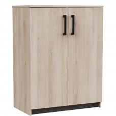 Mueble Auxiliar Organizador Watson Color Roble Waterford y Roble Kronberg 73x95x41 cm