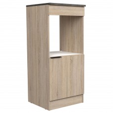 Módulo Inferior Columna Horno Arko Roble Áspero y Negro 60x60 cm