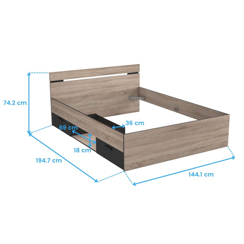 cama Michigan cotas 8 cama Michigan cotas 8
