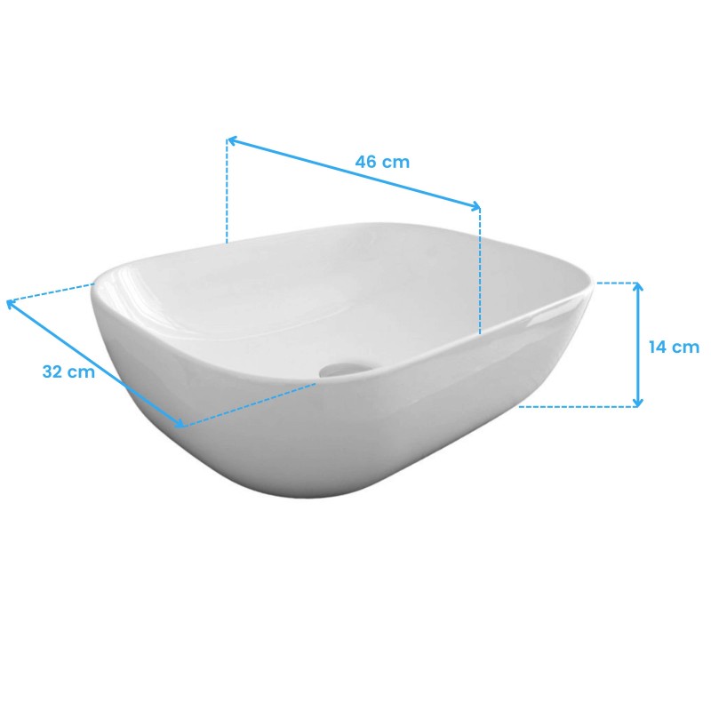 lavabo ceramico cotas 8