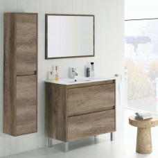 Mueble de Baño Pack con Columna Nordik (Incluye Lavabo y Espejo)