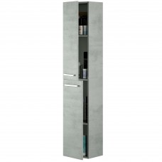 Columna de Baño Color Gris Cemento Suspendida 2P 30x150 cm Columna de Baño Color Gris Cemento Suspendida 2P 30x150 cm