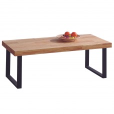 Mesa centro Natural madera roble nordish salvaje industrial 120x60 cm Mesa centro Natural madera roble nordish salvaje industrial 120x60 cm
