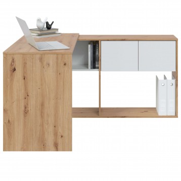 mesa escritorio estantería tumbada 4