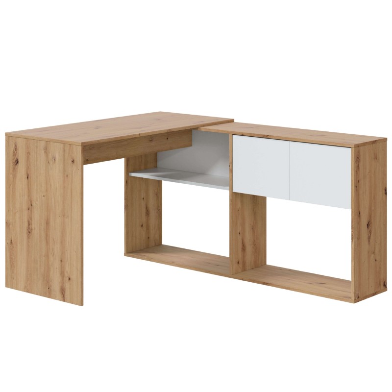 mesa escritorio estantería tumbada 6