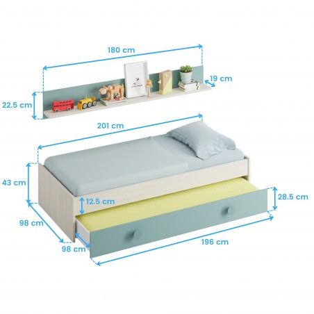 cama Snuba cotas 6