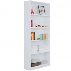 Estantería Alta Office Color Blanco Artik Estilo Moderno 201x80x28 cm Estantería Alta Office Color Blanco Artik Estilo Moderno 201x80x28 cm