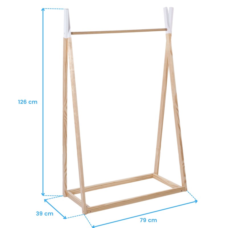 burro de ropa Tipi cotas 6