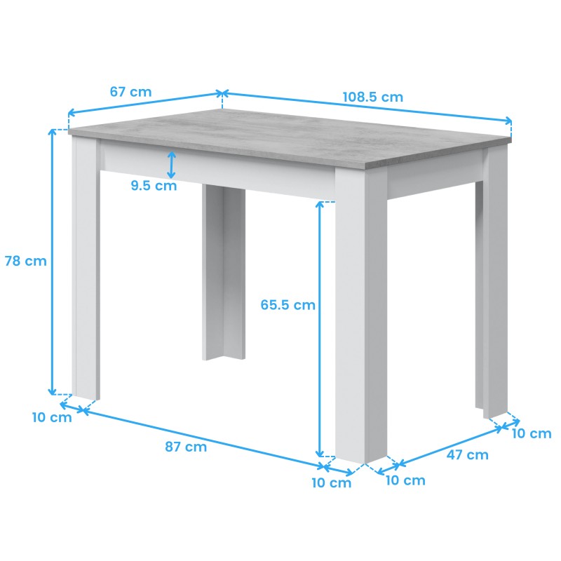 mesa Cloe cotas 7 mesa Cloe cotas 7