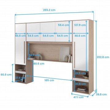 cabecero puente John cotas 10