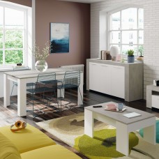 Pack salón comedor color cemento estilo industrial Pack salón comedor color cemento estilo industrial