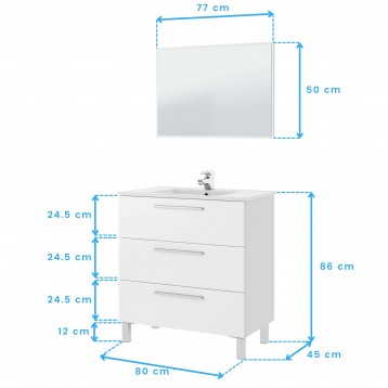 mueble baño cotas 7