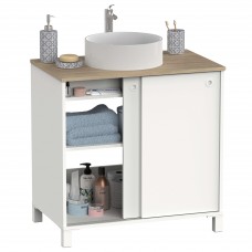 Mueble de Baño con Patas Sella Blanco y Cambrian 81 cm (Lavabo Opcional) Mueble de Baño con Patas Sella Blanco y Cambrian 81 cm (Lavabo Opcional)