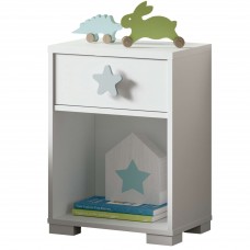 Mesita de Noche Infantil Star Dormitorio 56x40x33 cm