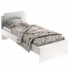 Cama Juvenil Life color Blanco Mate 90x190-200 cm
