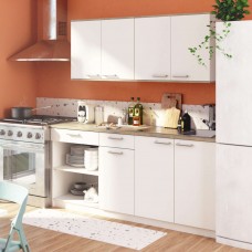 Cocina Modular Cooking en Blanco Mate y Roble 180 cm Cocina Modular Cooking en Blanco Mate y Roble 180 cm