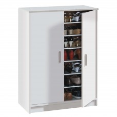 Mueble Zapatero Recibidor Armario Basic Blanco 6 Estantes 75 cm