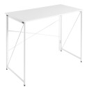 Mesa Escritorio Plegable Practic Color Blanco Mate 100 cm