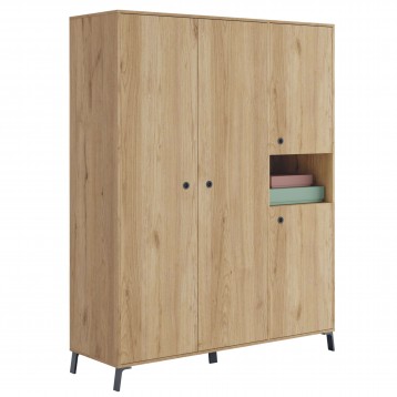 Armario Grande Estilo Industrial Clim 4 Puertas 150x200 cm