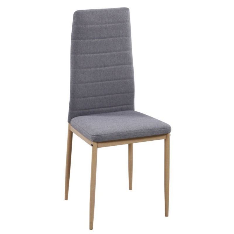 Silla tela color gris Asper moderna Silla tela color gris Asper moderna
