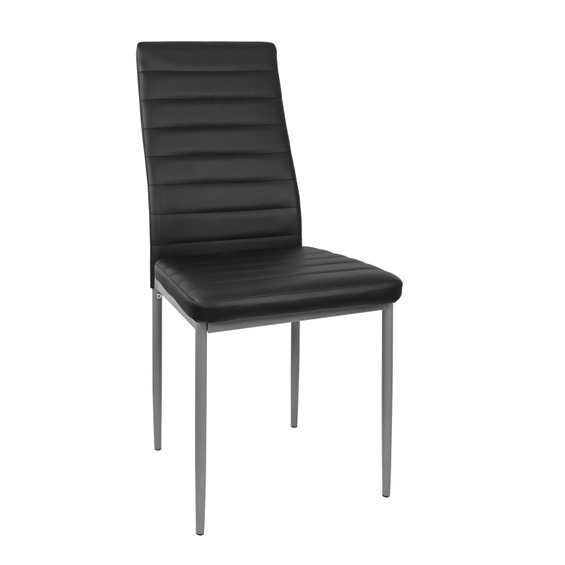 Silla de Comedor Avat Estilo Industrial Color Negro Silla de Comedor Avat Estilo Industrial Color Negro