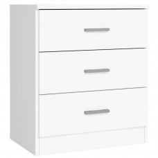 Mesita de Noche Modernas Couple de 3 Cajones Blanco Mate 50x58 cm Mesita de Noche Modernas Couple de 3 Cajones Blanco Mate 50x58 cm