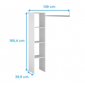 Módulo vestidor cotas