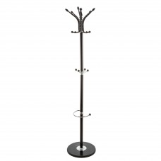 Perchero De Pie Paragüero 12 Colgadores Color Negro 182 cm Perchero De Pie Paragüero 12 Colgadores Color Negro 182 cm