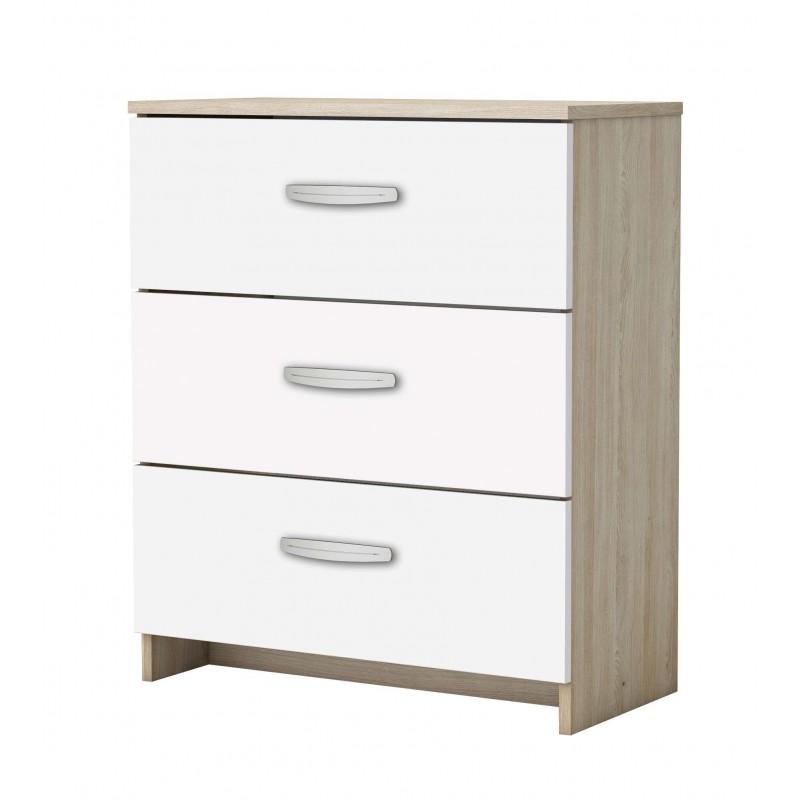 Mesita 3 Cajones Girada