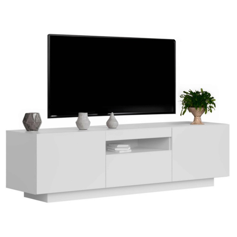 Mueble Tv Sami en Color Blanco Mate 150 cm Mueble Tv Sami en Color Blanco Mate 150 cm