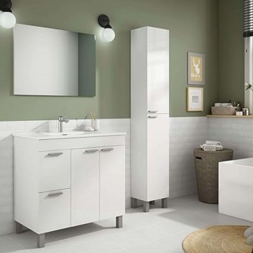 Mueble Baño y Espejo Ambiente