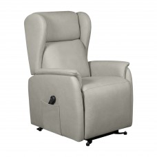 Sillón Relax Elevador Salón Vega Color Gris Claro