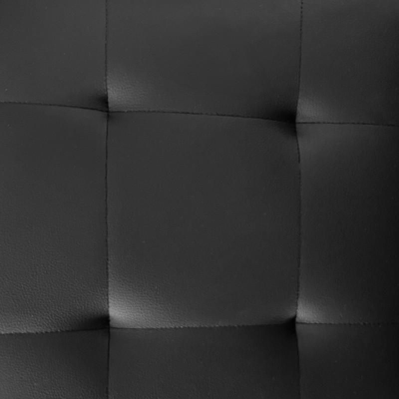 Sillas De Comedor Moderna Laci De Polipiel Y Metal Cromado Color Negro Sillas De Comedor Moderna Laci De Polipiel Y Metal Cromado Color Negro