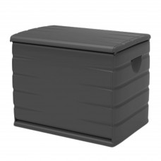 Baúl Exterior Jardín Space Saver Color Negro 80x61 cm