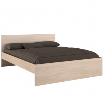 Cama De Matrimonio John color Roble Brooklyn 160x200 cm