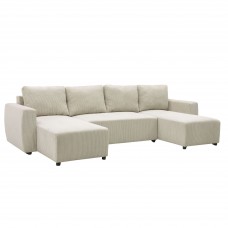 Sofá Doble Chaise Longue Ulises Color Beige 297 cm