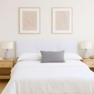 Cabecero Isabella blanco Ambiente