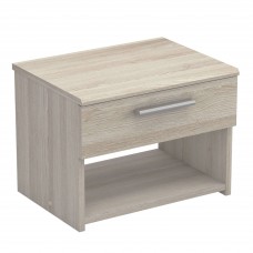 Mesita de Noche con Cajón Prins Roble Shannon 43x32 cm Mesita de Noche con Cajón Prins Roble Shannon 43x32 cm