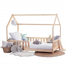 Cama Infantil Cabaña Bosco 90x190 Beige Cama Infantil Cabaña Bosco 90x190 Beige