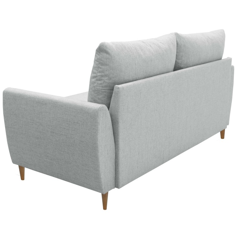 Sofá Mave 2 Plazas Gris Trasero