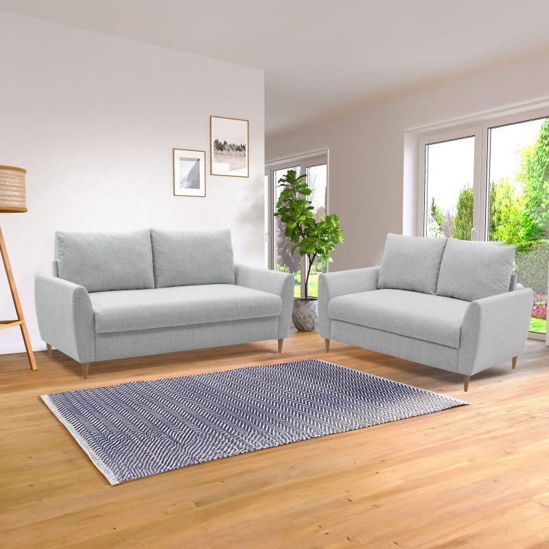 Pack Sofá Mave Gris Ambiente Pack Sofá Mave Gris Ambiente