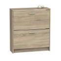 Mueble Zapatero Recibidor Pasillo Tibet 2 Puertas Roble Cambrian 74 cm