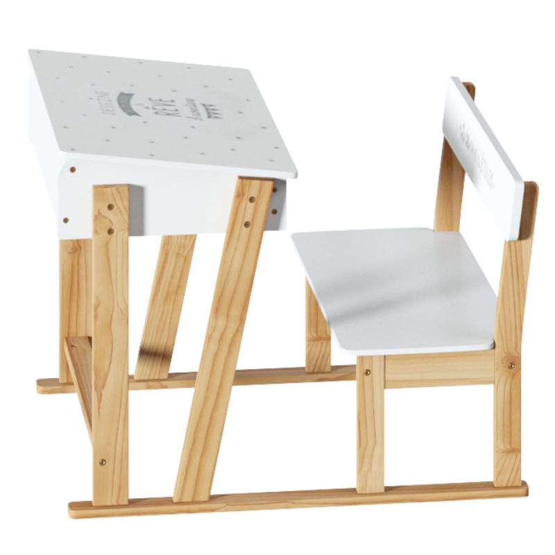 Pupitre con Banco Lateral