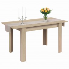 Mesa de comedor extensible salón roble canadian 140-190x90 cm Mesa de comedor extensible salón roble canadian 140-190x90 cm