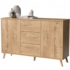 Aparador salón Oslo Roble Gold 140 cm