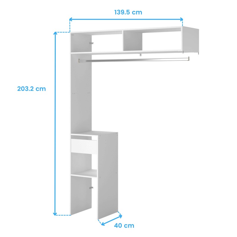 Vestidor Modular F Cotas Vestidor Modular F Cotas