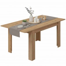 Mesa de Comedor Extensible Kendra Roble Nodi 140-190x90 cm