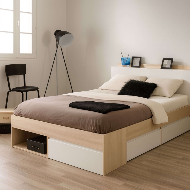 Cama Much Blanca Ambiente 1