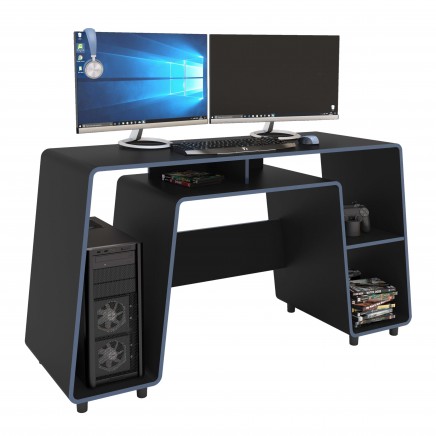 Mesa Gaming London Azul Portada